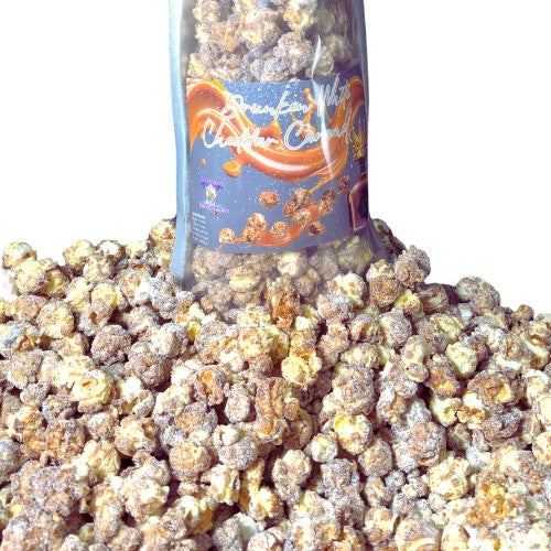 Drunken White Cheddar Cheese Popcorn