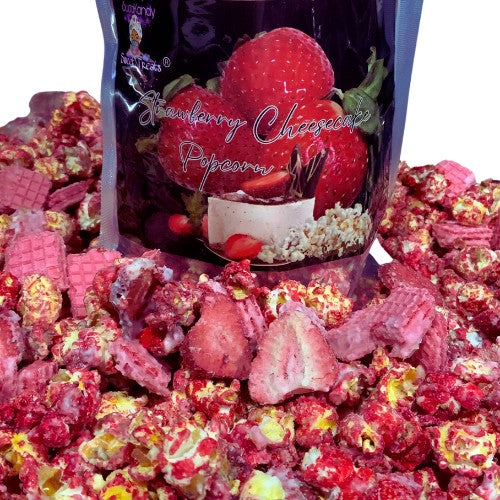 Strawberry Cheesecake Popcorn